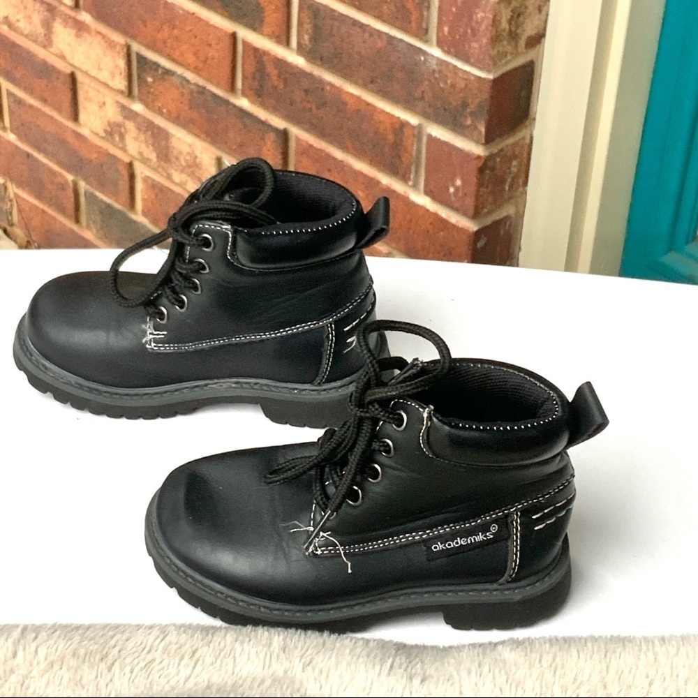 Akademiks Black Hiking Boot Shoes Toddler Boy 6